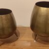 Antique Brass 3-Leg Planter Set (Set of 2)