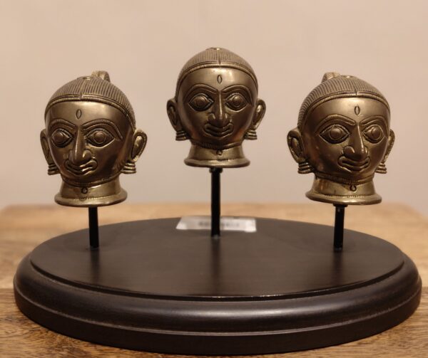 Ancient Handcrafted Tribal Brass Sculpture Ancient Handcrafted Tribal Brass Sculpture