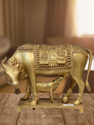 Brass Kamadenu Statue Decor
