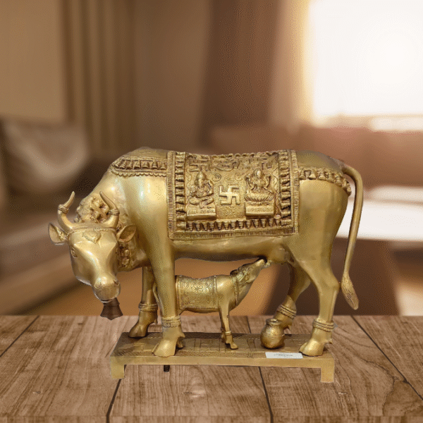 Brass Kamadenu Statue Decor Brass Kamadenu Statue Decor