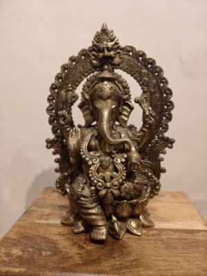 Exquisite Brass Idol of Lord Venkateshwara by Bodhi