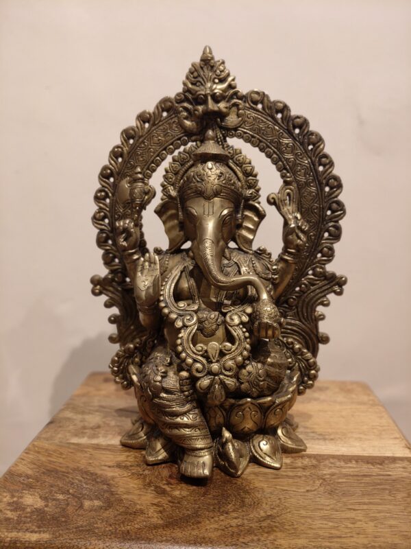 Exquisite Brass Idol of Lord Venkateshwara Exquisite Brass Idol of Lord Venkateshwara by Bodhi