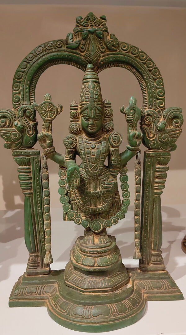 Exquisite Brass Idol of Lord Venkateshwara Exquisite Brass Idol of Lord Venkateshwara
