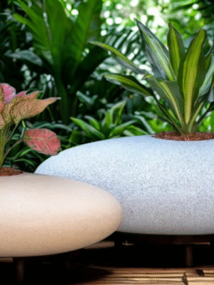 Pebbles Rotomold Planter by Bodhi