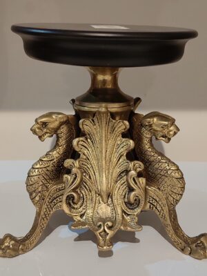 Regal Antique Brass Pedestal Stand – Decor by Bodhi