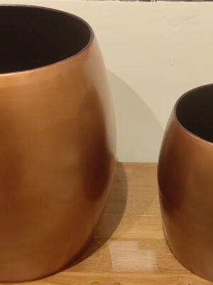 Garath Brass Planter – Set of 2