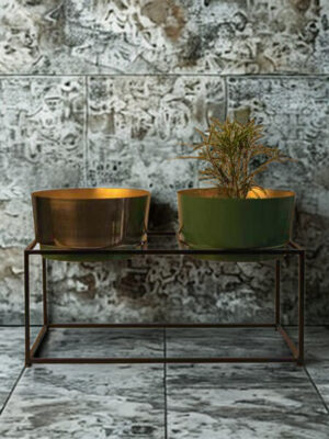 Urban Duo Planters with Tall Stand